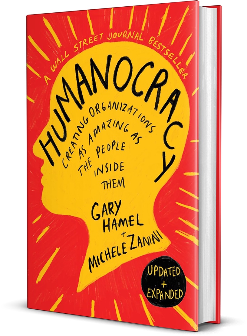 Humanocracy book cover — Gary Hamel & Michele Zanini